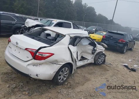 2015 Toyota Corolla Le from USA, damaged, VIN 2T1BURHE1FC477391